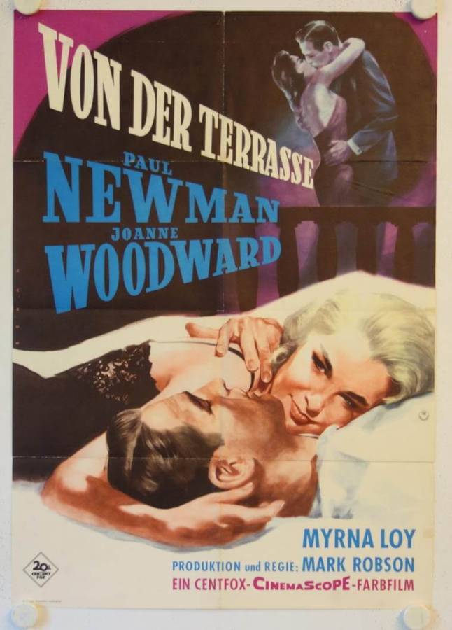 Von der Terrasse originales deutsches Filmplakat